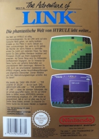 Zelda II: The Adventure of Link [DE] Box Art