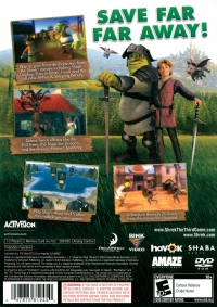 DreamWorks Shrek the Third Box Art