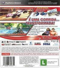 Sonic & All-Stars Racing Transformed - Edição Bônus Box Art