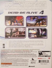 Dead or Alive 4 [MX] Box Art