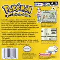 Pokémon Yellow Version: Special Pikachu Edition (black ESRB / 83% Total Recovered Fiber) Box Art