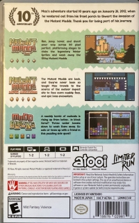 Mutant Mudds Collection (illustration cover) Box Art