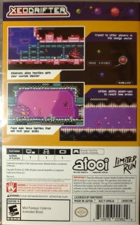 Xeodrifter (illustration cover) Box Art
