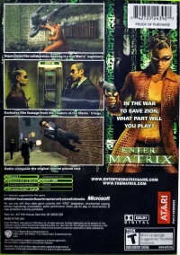 Enter the Matrix - Platinum Hits Box Art