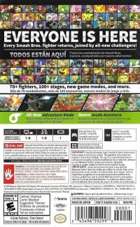 Super Smash Bros. Ultimate (108491B) Box Art