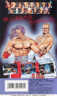 Garou Densetsu Special (VHS) Box Art