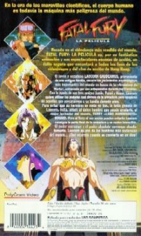 Fatal Fury: La Pelicula (VHS) Box Art