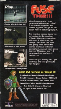 Fuse Vol. 1 (VHS) Box Art