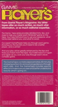 Game Player's GameTape for Nintendo Cartridges Vol. 1, No. 10 Box Art