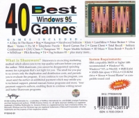 40 Best Windows 95 Games (Platinum / PFB3844AB) Box Art