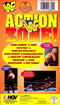 WWF Action Zone! (VHS) Box Art