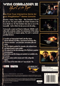 Wing Commander III: Heart of the Tiger (plastic long box) Box Art