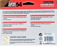 Retro-bit Super Retro 64 Booster Pack Box Art