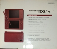 Nintendo DSi XL (Wine Red) [UK] Box Art