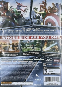 Marvel: Ultimate Alliance 2 (Limited Edition Comic Book) Box Art