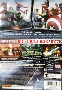 Marvel: Ultimate Alliance 2 (Hulk Unlockable Code) Box Art