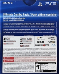 Sony Ultimate Combo Pack - Uncharted Double Pack Box Art