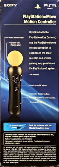 Sony PlayStation Move Motion Controller CECH-ZCM1U (91107) Box Art