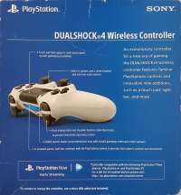 Sony DualShock 4 Wireless Controller CUH-ZCT1U (Glacier White / 3000393) Box Art