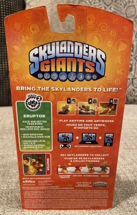 Skylanders Giants - Eruptor (white flocked) Box Art