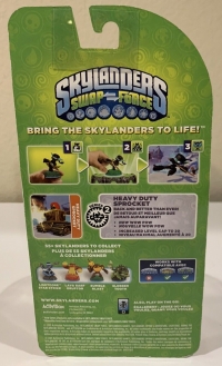 Skylanders Swap Force - Heavy Duty Sprocket (heavy metal) Box Art