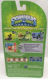 Skylanders Swap Force - Fire Bone Hot Dog (translucent red fire) Box Art