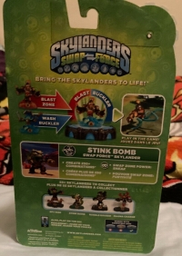 Skylanders Swap Force - Stink Bomb (silver / gold) Box Art