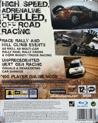 Colin McRae: Dirt (SteelBook) Box Art