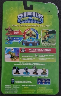 Skylanders Swap Force - Jade Fire Kraken [NA] Box Art