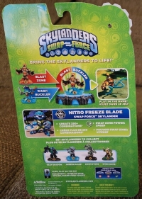 Skylanders Swap Force - Nitro Freeze Blade [NA] Box Art