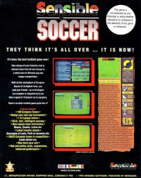 Sensible Soccer Box Art