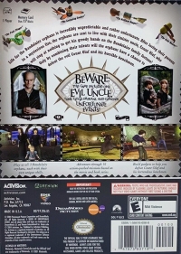 Lemony Snicket's A Series of Unfortunate Events (Movie Ticket) Box Art