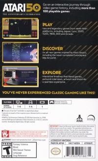 Atari 50: The Anniversary Celebration Box Art