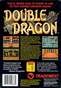 Double Dragon (oval seal) Box Art