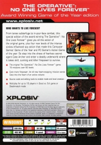 Operative, The: No One Lives Forever - Xplosiv Box Art