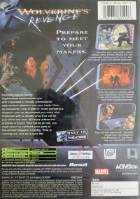 X2: Wolverine's Revenge (Movie Ticket) Box Art