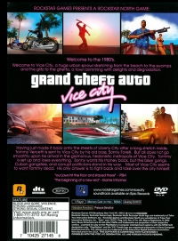 Grand Theft Auto: Vice City (Manufactured in the U.S.A.) Box Art