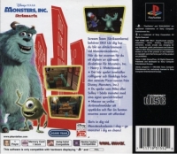 Disney/Pixar Monsters, Inc. Skrämmarön Box Art