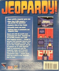 Jeopardy! (Sony Imagesoft) Box Art