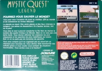 Mystic Quest Legend [FR] Box Art