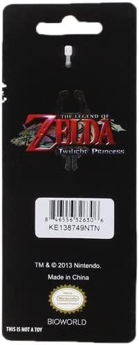 Bioworld The Legend of Zelda: Twilight Princess Hylian shield keychain Box Art