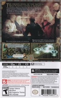 Tactics Ogre: Reborn Box Art