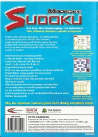 Mindscape Sudoku Box Art