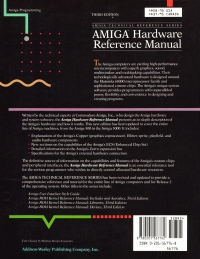 Amiga Hardware Reference Manual - Third Edition Box Art