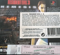 Resident Evil 3: Nemesis [PT] Box Art