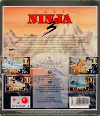 Last Ninja 3 Box Art