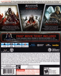 Assassin's Creed: The Ezio Collection (Movie Ticket) Box Art