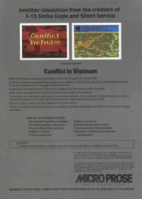 Conflict in Vietnam Box Art