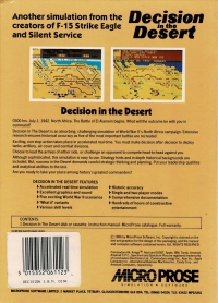 Decision in the Desert Box Art