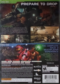 Halo 3: ODST (Halo Reach Multiplayer Beta) Box Art